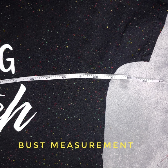 Bella and canvas rainbow speckled black tee - Picture 5 of 6